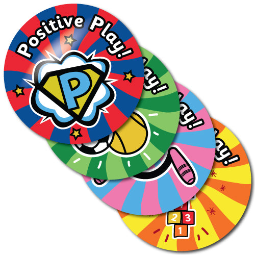 Positive Play Stickers - School Badges UK