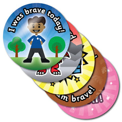 Bravery Stickers by School Badges UK