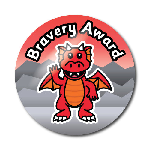 Bravery Stickers by School Badges UK