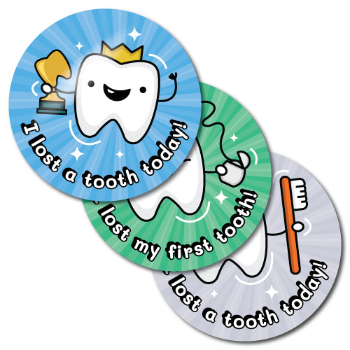 I Lost a Tooth Today Stickers by School Badges UK