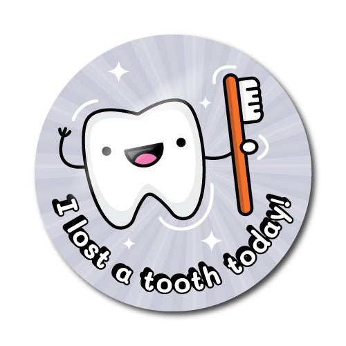 I Lost a Tooth Today Stickers by School Badges UK
