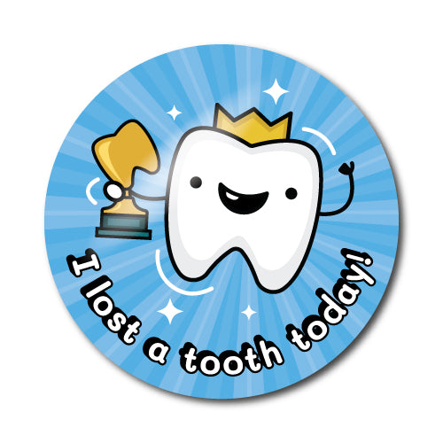 I Lost a Tooth Today Stickers by School Badges UK