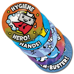 Hand Hygiene Stickers by School Badges UK