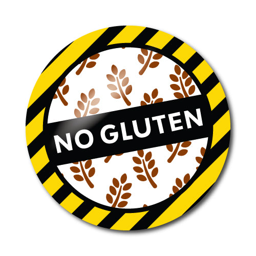 Gluten Free Warning Stickers - 500pcs Allergen Labels For Food Packaging By YOUOK