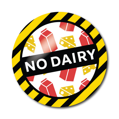 Dairy Allergy Stickers by School Badges UK