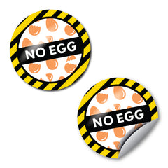 Egg Allergy Stickers by School Badges UK