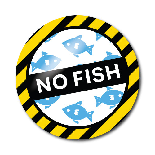 Fish Allergy Stickers by School Badges UK