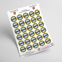 Fish Allergy Stickers by School Badges UK