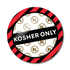 Kosher Only Stickers by School Badges UK