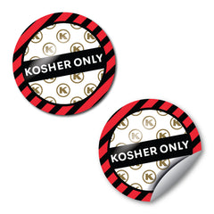 Kosher Only Stickers by School Badges UK