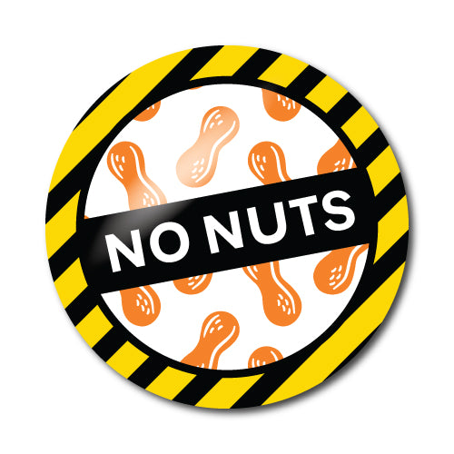 Nut Allergy Stickers by School Badges UK