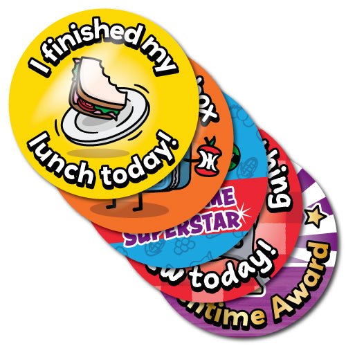 Lunchtime Award Stickers by School Badges UK