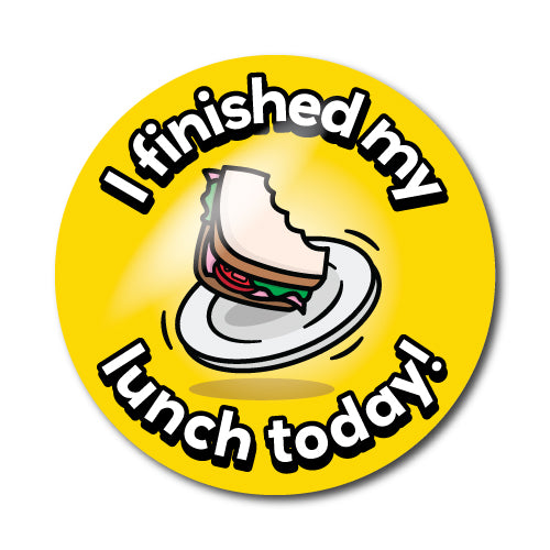 Lunchtime Award Stickers by School Badges UK