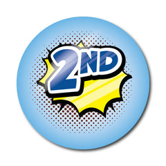 Sports Day 2nd Place Stickers by School Badges UK