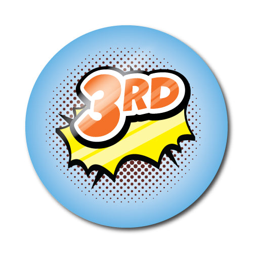 Sports Day 3rd Place Stickers by School Badges UK