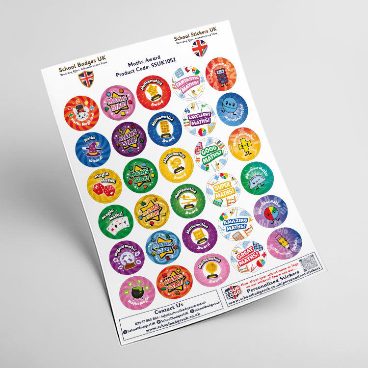 Maths Stickers (view 3)