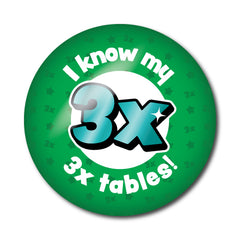 Times Tables 2-8x Stickers - School Badges UK