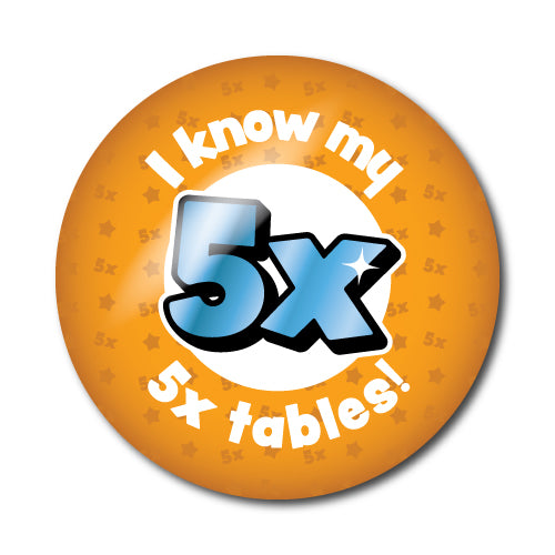 Times Tables 2-8x Stickers - School Badges UK