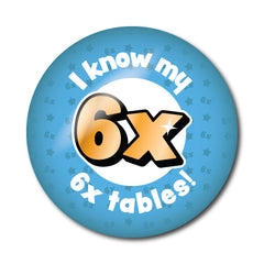 Times Tables 2-8x Stickers - School Badges UK