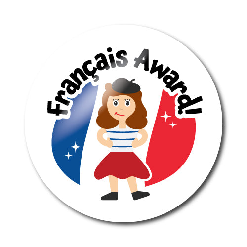 French Stickers - School Badges UK