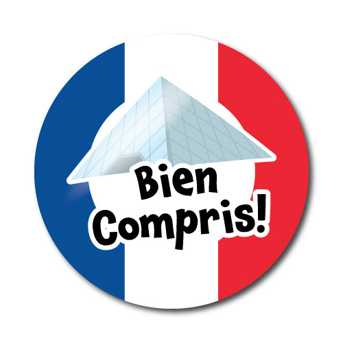 French Stickers - School Badges UK