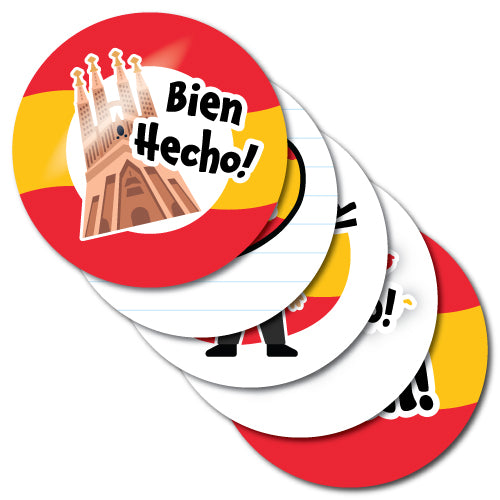 Spanish Stickers - School Badges UK