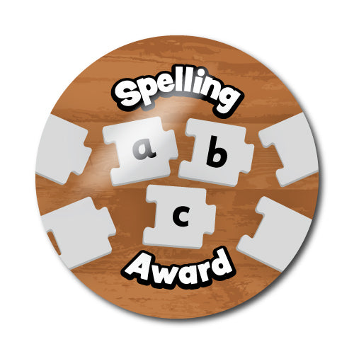 Spelling Award Stickers