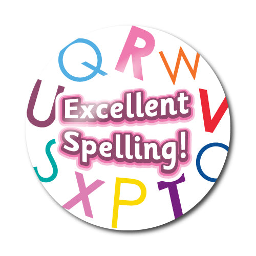 Spelling Award Stickers
