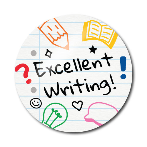 Writing Award Stickers