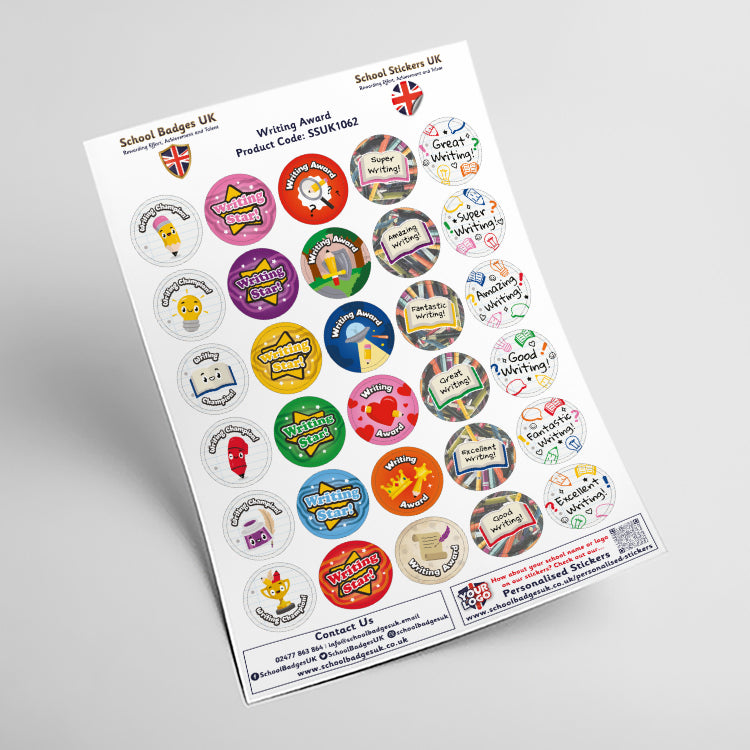Writing Award Stickers (view 3)