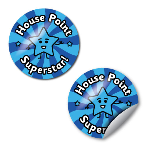 House Point Superstar Stickers by School Badges UK