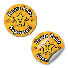 House Point Superstar Stickers by School Badges UK