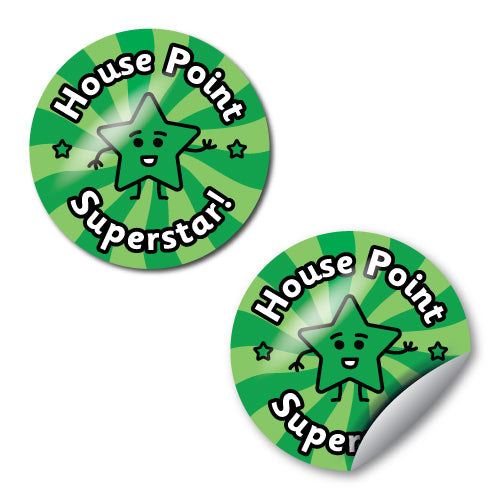 House Point Superstar Stickers by School Badges UK