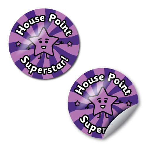 House Point Superstar Stickers by School Badges UK