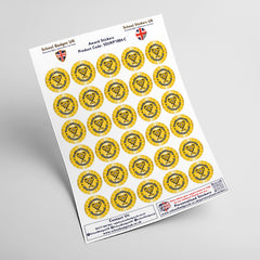 Personalised Attendance Award Stickers by School Badges UK