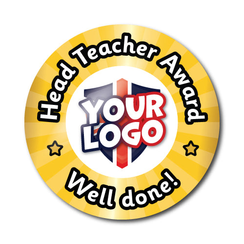 Personalised Head Teacher Award Stickers