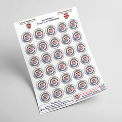 Personalised Diamond Award Custom Logo Stickers by School Badges UK