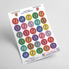 Personalised Pen Licence Stickers by School Badges UK