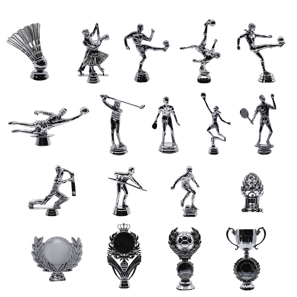 Silver Trophy Toppers Group by School Badges UK
