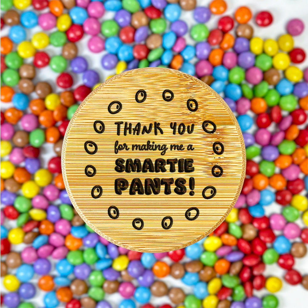 Smartie Pants Jar Top by School Badges UK