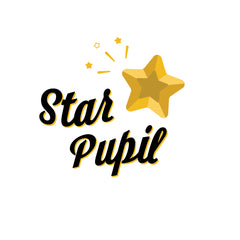 Star Pupil Clear Acrylic Trophy Design by School Badges UK