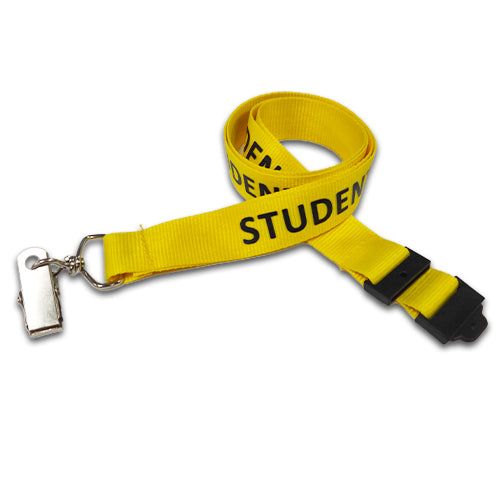 Student Bulldog Clip Yellow by School Badges UK