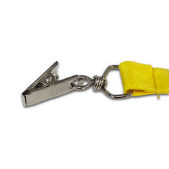 Student Bulldog Clip Yellow Zoomed Side by School Badges UK