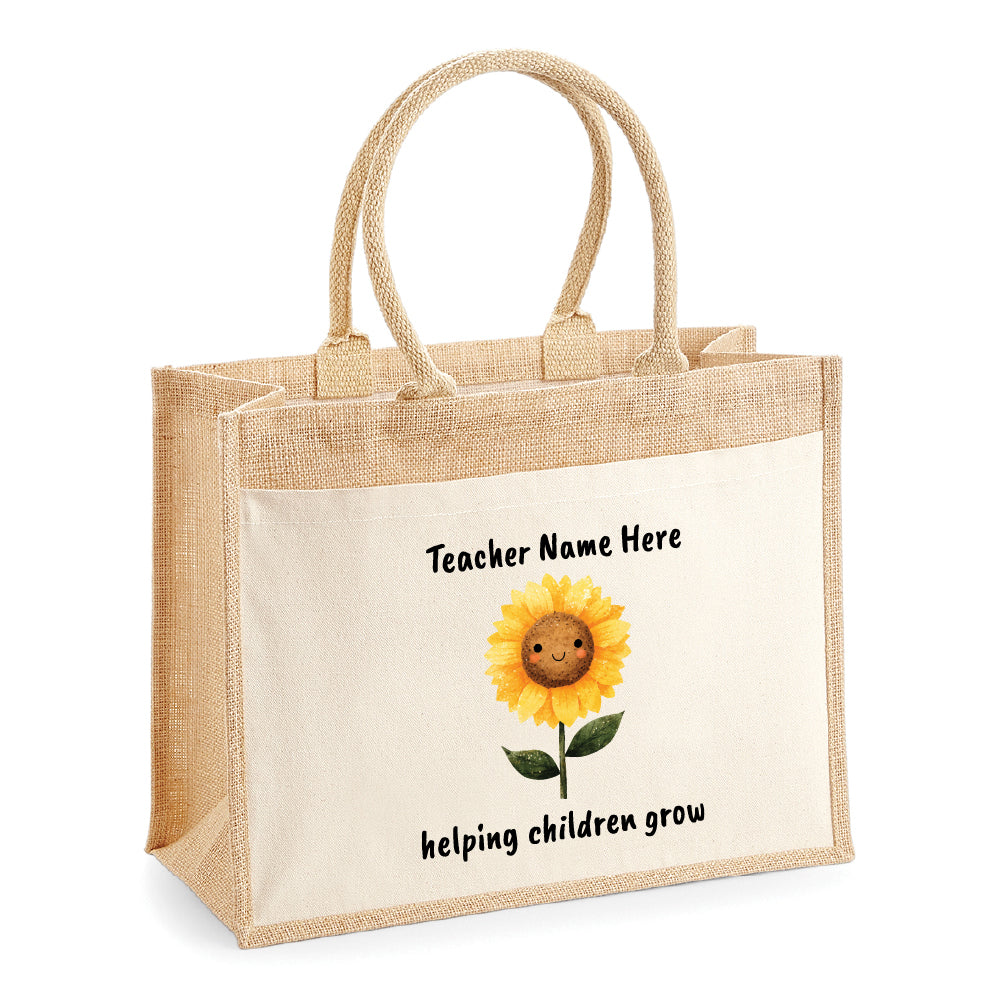 Sunflower Tote Large Rectangle L by School Badges UK