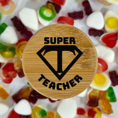 Super Teacher Jar Top by School Badges UK