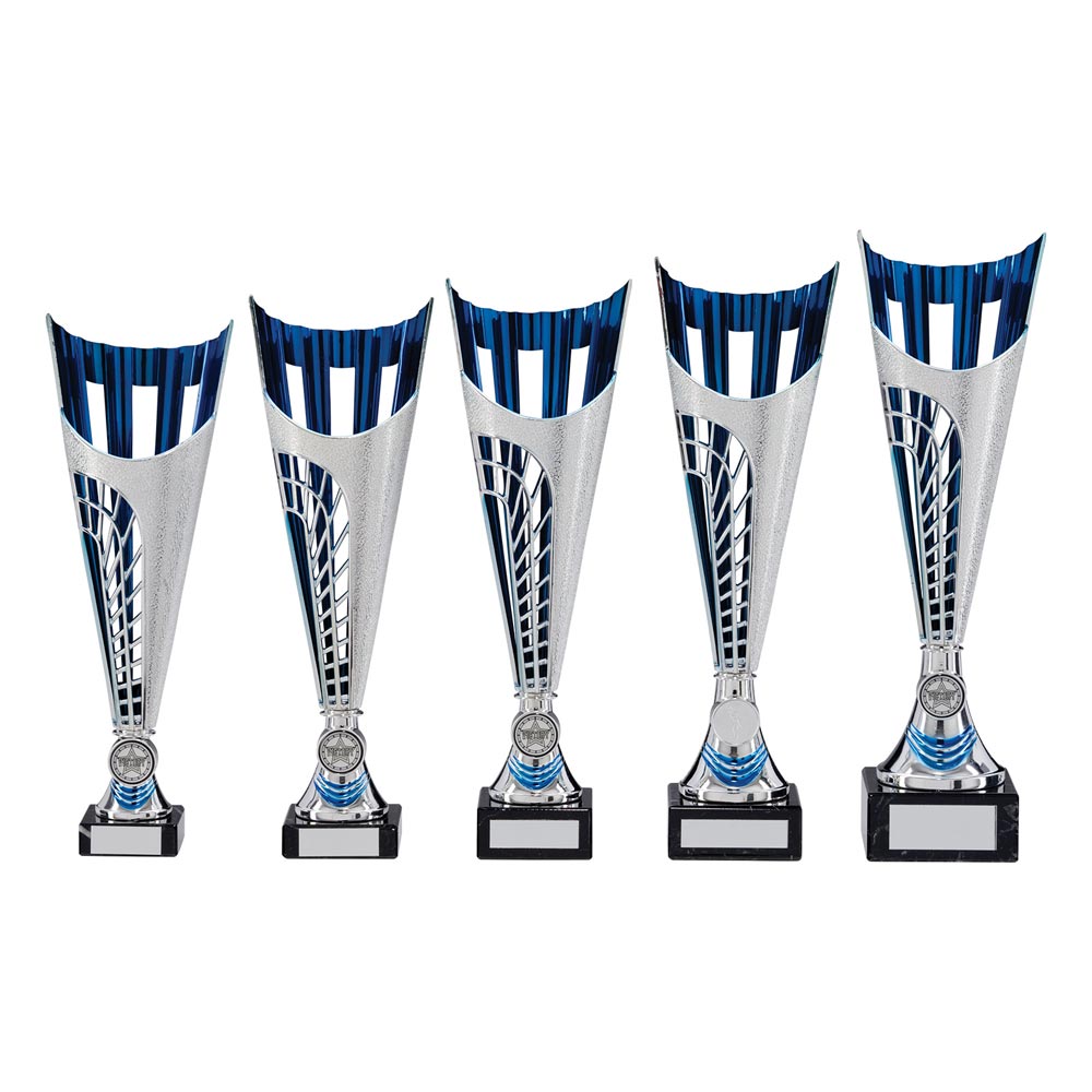 Garrison Blue & Silver Trophy
