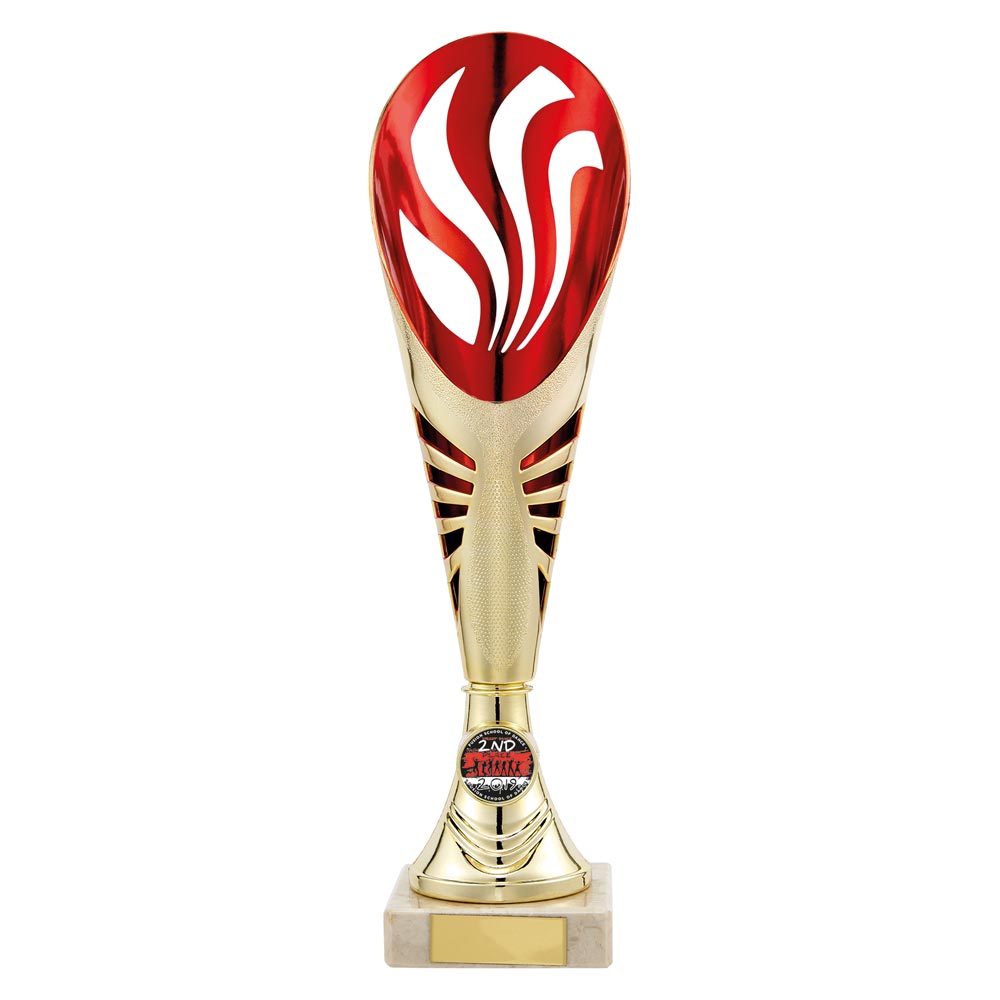 Supreme Gold & Red Trophy