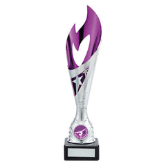 Inferno Star Purple & Silver Trophy