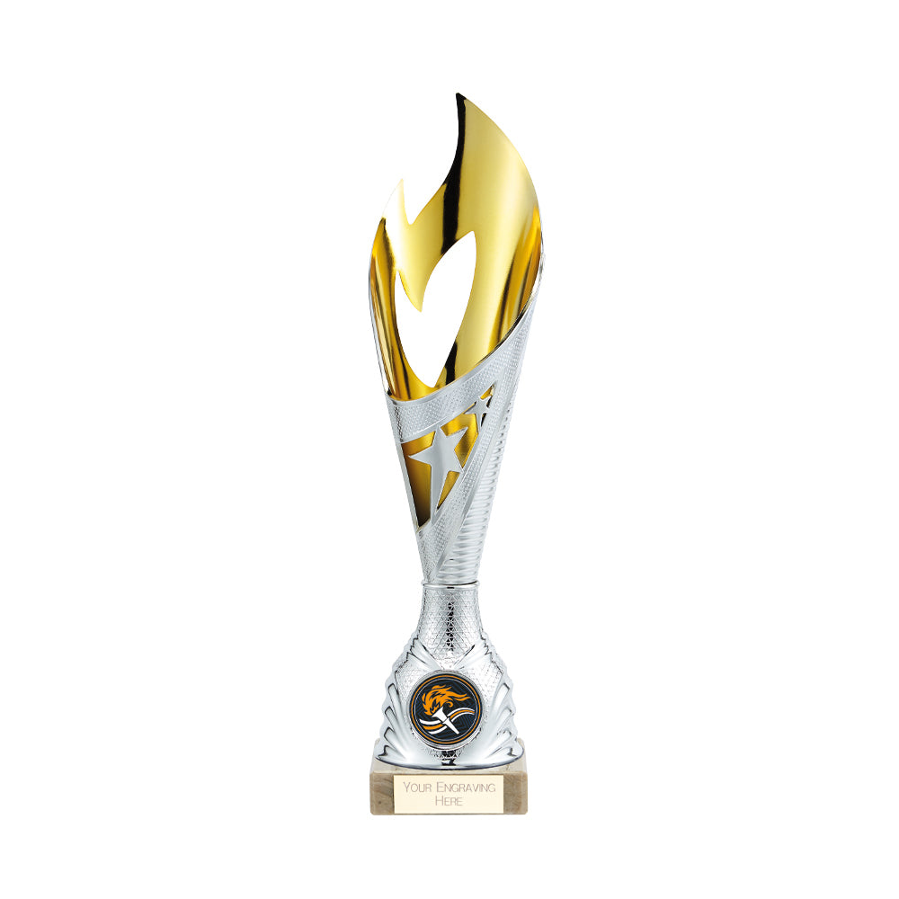 Inferno Star Silver & Gold Trophy