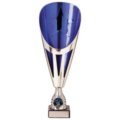 Rising Stars Deluxe Blue & Silver Trophy